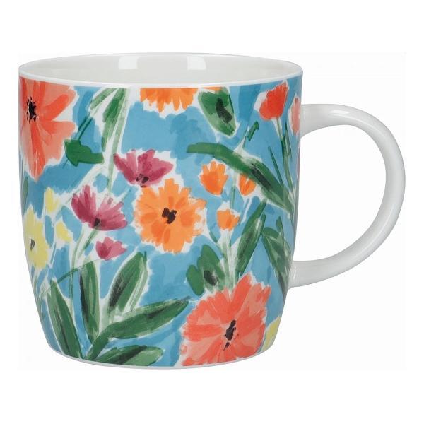 Изображение товара Кружка Kitchen Craft Kitchen Craft Кружка 425мл Abstract Flowers Mug