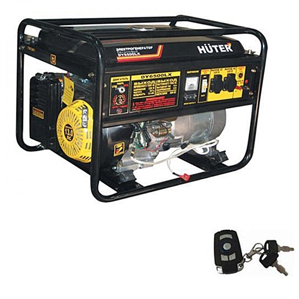 Изображение товара Генератор бензиновый Huter 64/1/7 (DY6500LX)