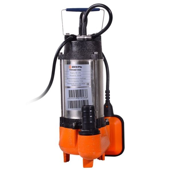 Изображение товара Насос дренажный Вихрь 68/5/1 (ФН-250)