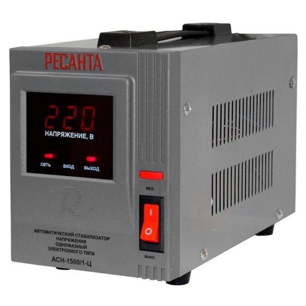 Изображение товара Стабилизатор напряжения Ресанта 63/6/3 (АСН-1500/1-Ц)