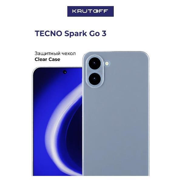 Изображение товара Чехол для смартфона Krutoff TECNO Spark Go 3 с надежной защитой