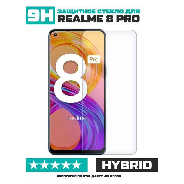 Изображение товара Защитное стекло Krutoff для смартфона Realme 8/8 Pro 4G, ультратонкое и прочное