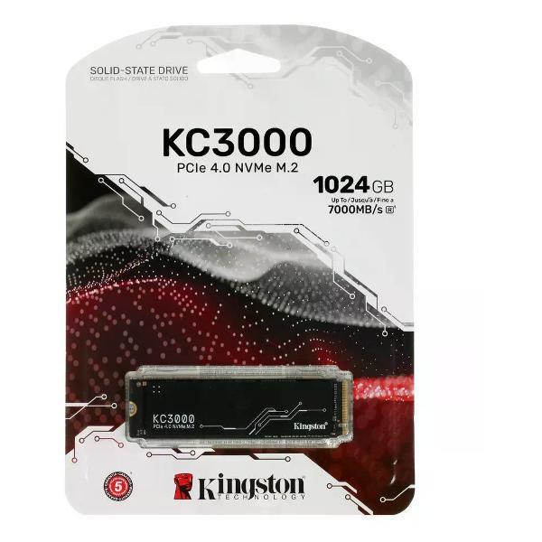 Изображение товара SSD Kingston 1TB M.2 NVMe SKC3000S/1024G Высокая скорость Изображение товара SSD Kingston 1TB M.2 NVMe SKC3000S/1024G Высокая скорость