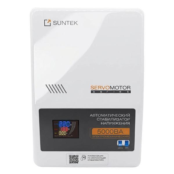 Изображение товара Стабилизатор SunTek Электромеханический стабилизатор напряжения SUNTEK SERVOMOTOR 5000 ВА, с функцией #Грозозащита# Изображение товара Стабилизатор SunTek Электромеханический стабилизатор напряжения SUNTEK SERVOMOTOR 5000 ВА, с функцией #Грозозащита#