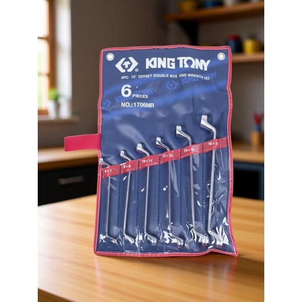Изображение товара Набор ключей и головок King Tony 1706MR Изображение товара Набор ключей и головок King Tony 1706MR