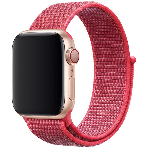 фото Ремешок eva nylon д/apple watch 38/40mm redhibiscus(ava009rh)