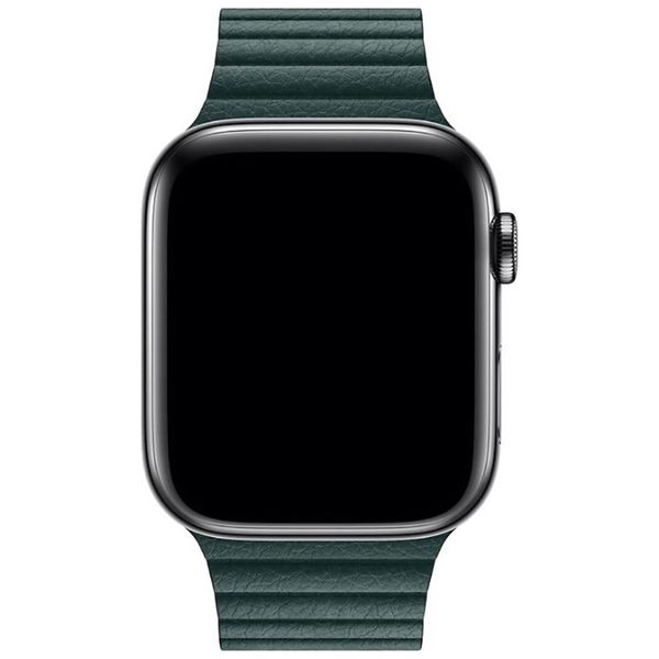 фото Ремешок eva leather д/apple watch 42/44mm d.green (awa008gr)