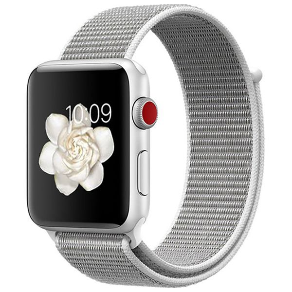 фото Ремешок eva nylon д/apple watch 42/44mm gray/white (awa009ws)