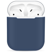 Изображение товара Чехол для AirPods EVA для 1/2 силиконовый Blue/Gray (CBAP03BLG)
