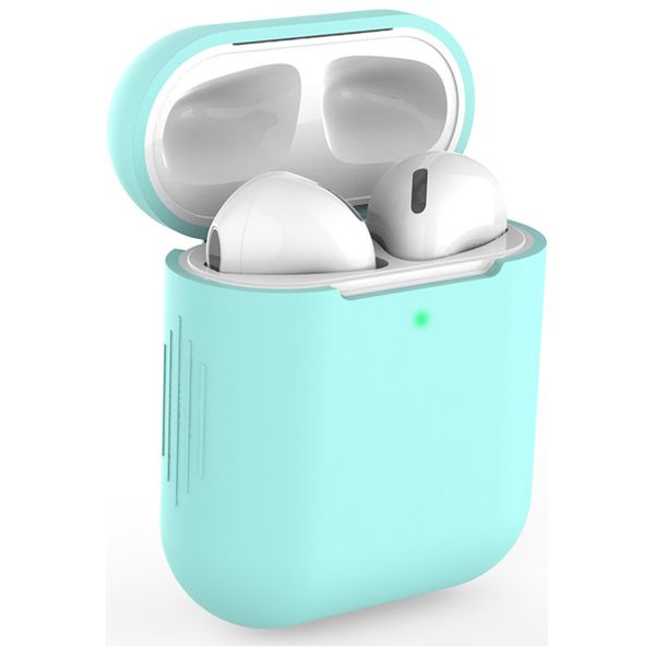 фото Чехол для airpods eva для 1/2 силиконовый turquoise (cbap04tq)