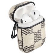 Изображение товара Чехол для AirPods EVA для 1/2 с карабином Gray/White (CBAP14WG)
