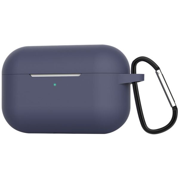 фото Чехол для airpods eva для 1/2 силиконовый с карабином blue (cbap302bl)