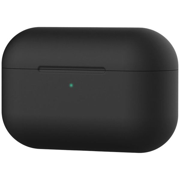 фото Чехол для airpods eva для 1/2 силиконовый black (cbap303b)