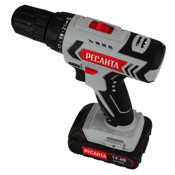 Изображение товара Шуруповерт аккумуляторный Ресанта ДА-14-2Л (75/14/3)