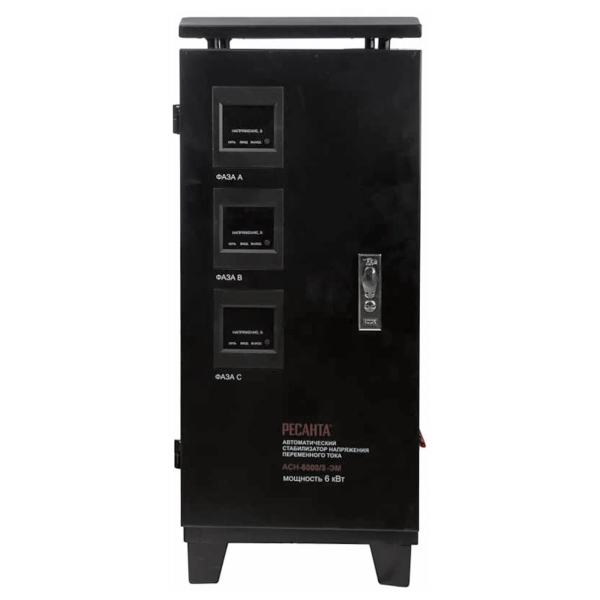 Изображение товара Стабилизатор напряжения Ресанта АСН-6000/3 (63/4/3)