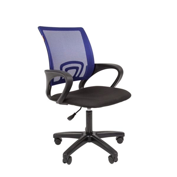 Кресло компьютерное Chairman 696 LT ткань черный/синий