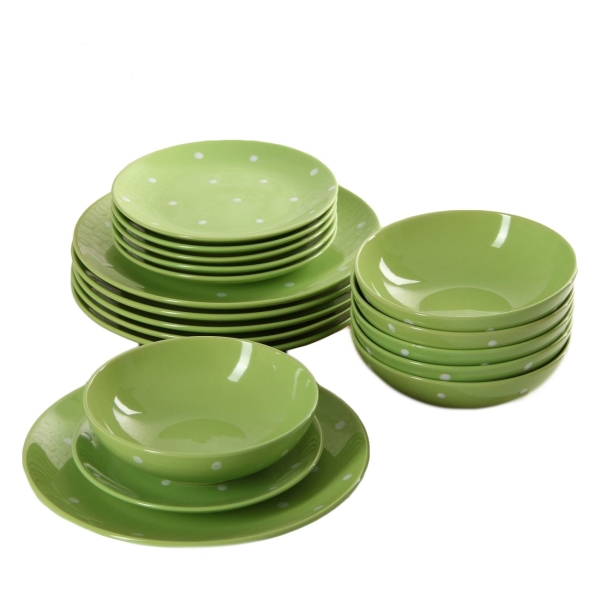 Горох 18. Сервиз столовый «зелёный горох», 18 предметов, цвет зелёный. Доляна набор тарелок горох. Тарелки Доляна. Доляна сервиз зеленый.