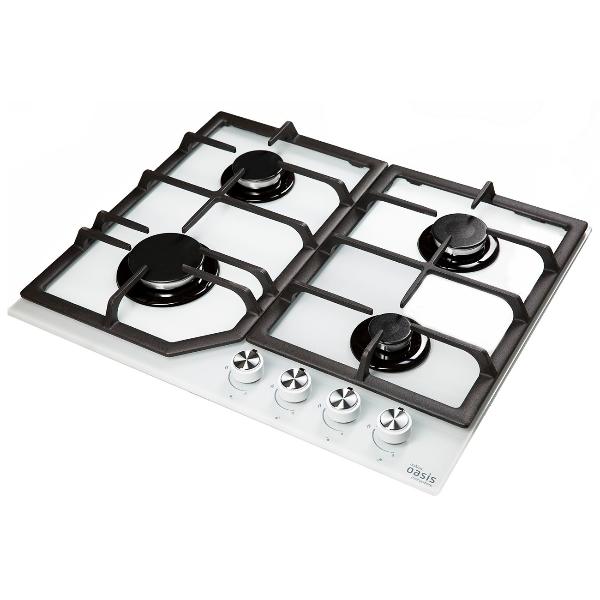 Изображение товара Встраиваемая газовая панель независимая Oasis P-GW белая