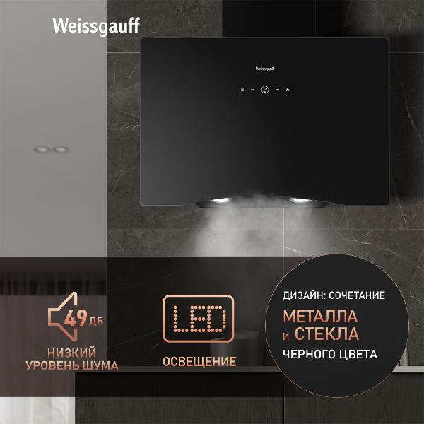 Изображение товара Вытяжка 60 см Weissgauff Assy 60 TC BL