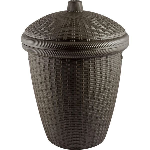 Изображение товара Корзина для белья Branq BQ1204ВНГ Natural Style 30л круглая ротанг, венге