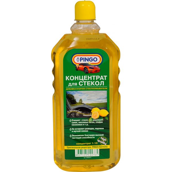 Изображение товара Концентрат жидкости для стеклоомывателя Pingo с ароматом яблока 1 л (85030-2)