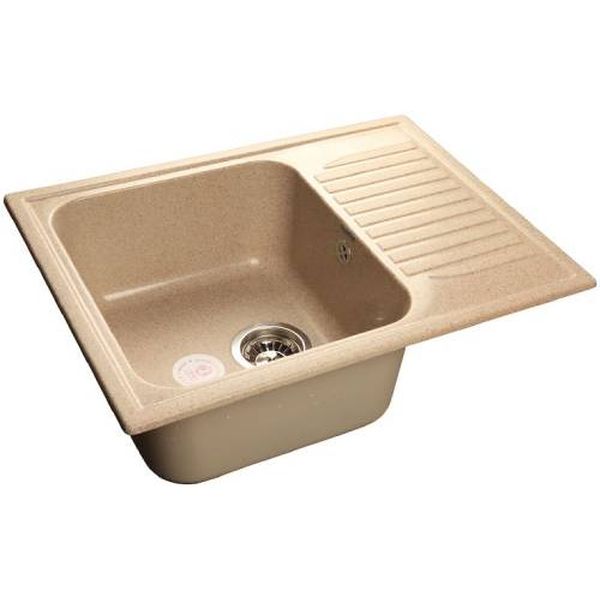 Изображение товара Мойка кухонная Granfest Standart S-645L песочный Изображение товара Мойка кухонная Granfest Standart S-645L песочный