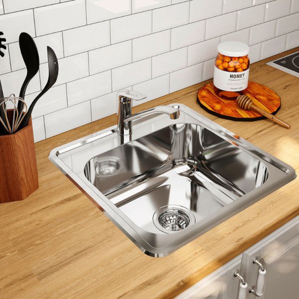 Изображение товара Мойка кухонная Iddis Strit S глянцевый хром (STR48P0i77)