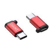 Изображение товара Переходник Pero AD01 TYPE-C TO MICRO USB, красный (PRAD01TMRD)