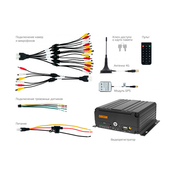Камера carcam как подключить Купить Видеорегистратор CARCAM MVR8544 в каталоге интернет магазина М.Видео по в
