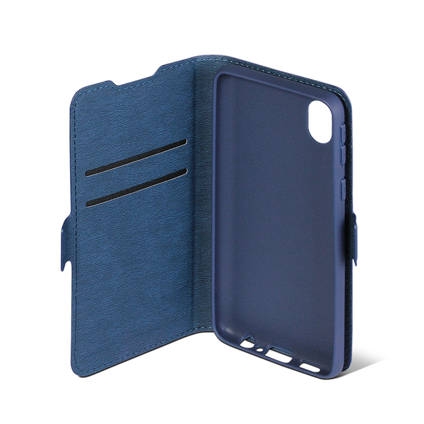 Изображение товара Чехол DF для Samsung Galaxy A01 Core, синий с флипом