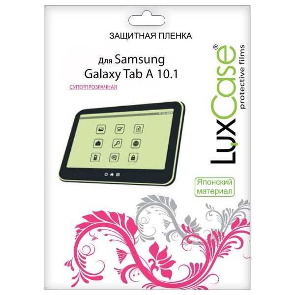 Защитная плёнка для планшетного комп. LuxCase Galaxy Tab A 10.1 SM-T515, прозрачная, Front