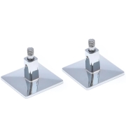 Изображение товара Держатель Luxon LUX-133SZC6600 квадрат. без кольца (пара)