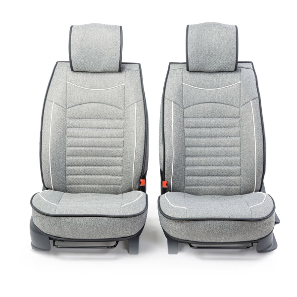 Изображение товара Накидка на сидение CarPerformance На перед.сидения 2 шт.гобелен (CUS-2082 L.GY)