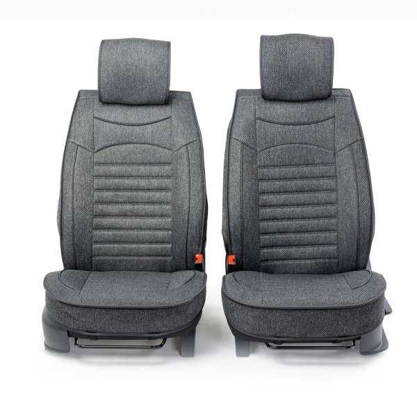 Изображение товара Накидка на сидение CarPerformance На перед.сидения 2 шт.гобелен (CUS-2082 D.GY)