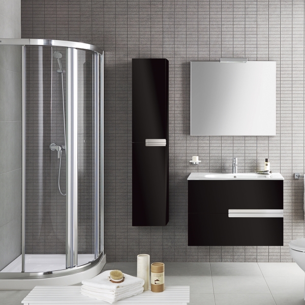 Изображение товара Шкаф-пенал Roca Victoria Nord Bl черн глян (ZRU9000095)