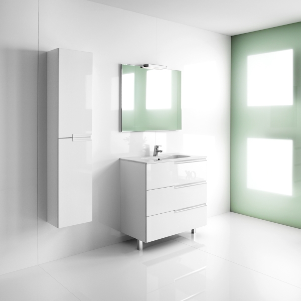 Изображение товара Шкаф-пенал Roca Victoria Nord Ice бел глян (ZRU9302729)