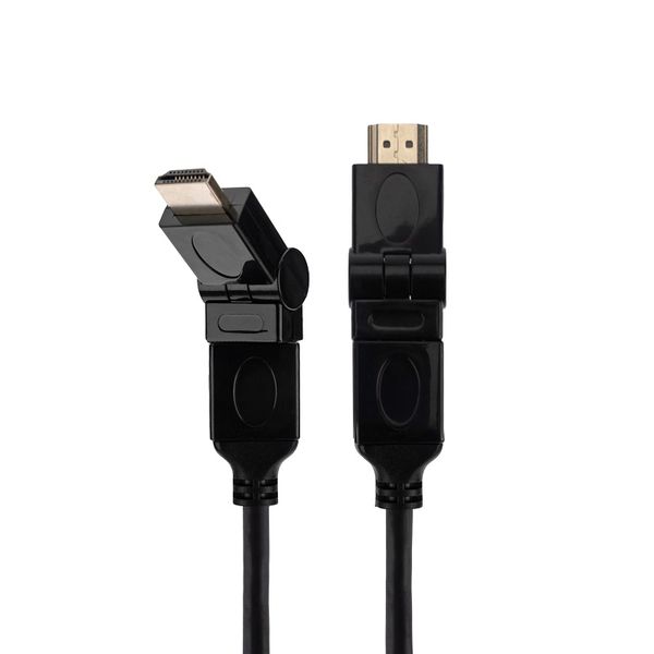 Изображение товара Кабель Rexant HDMI с фильтрами, 2м, угловой (17-6204-3, 10шт.)