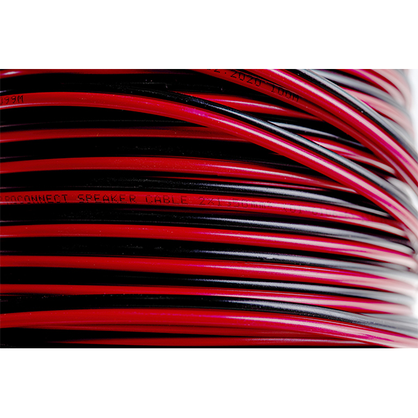 Изображение товара Кабель цифровой аудио-видео Proconnect 2х1,50 мм, красно-черный, бухта 100 м (01-6106-6)