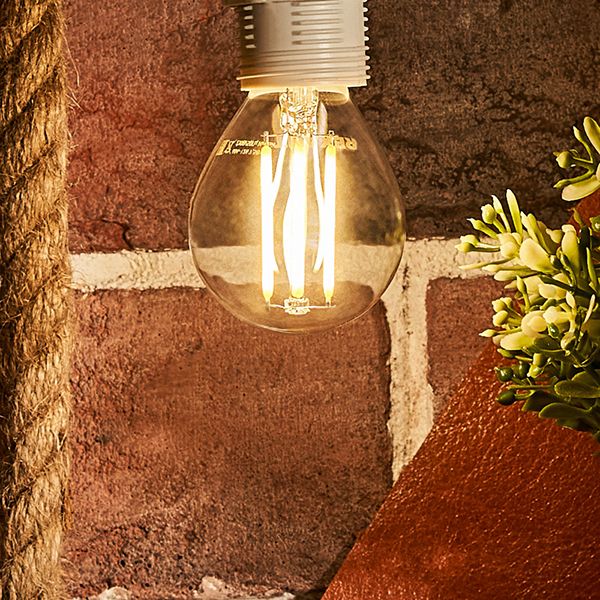 Изображение товара Лампа Rexant GL45 7.5Вт 4000K E14 димм.(604-126)10шт.