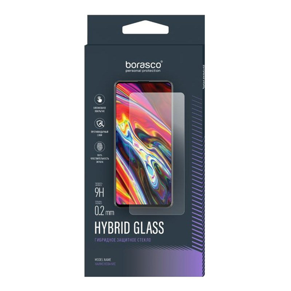 Изображение товара Защитное стекло BoraSCO Hybrid Glass для Apple iPhone XS Max (39715)