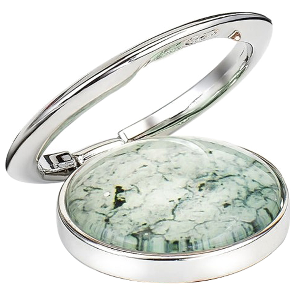 Изображение товара Кольцо-держатель для телефона LuxCase marble ring 36 мм grey-green marble