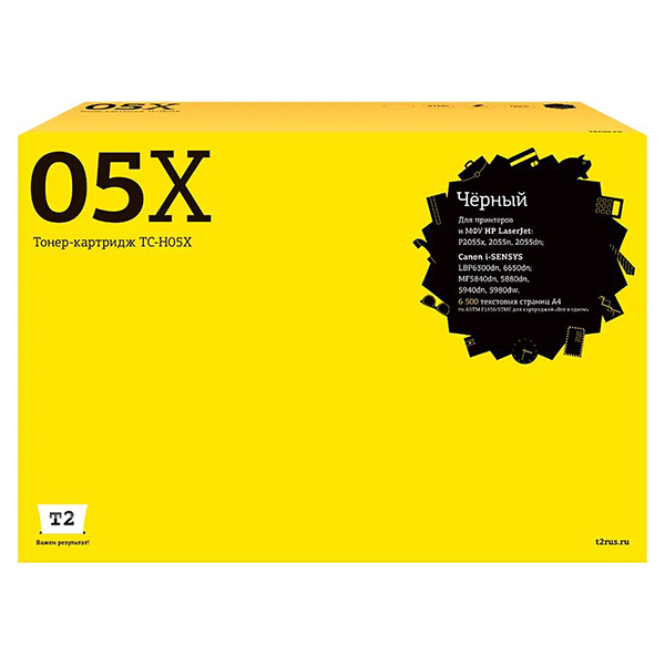 Изображение товара Картридж для лазерного принтера T2 TC-H05X/HP 05X