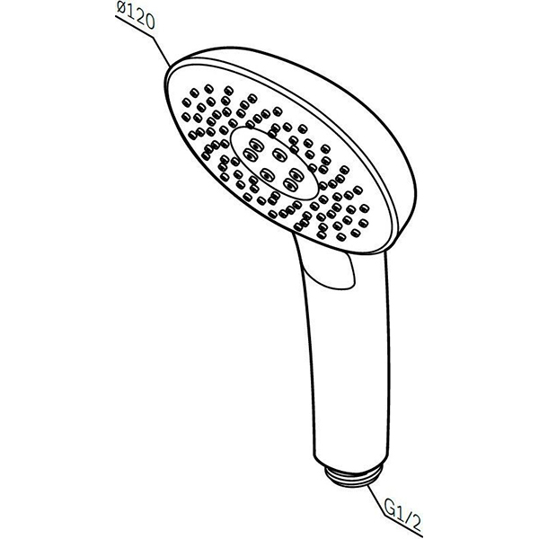Изображение товара Лейка для душа Am.Pm Spirit V2.0 F0270A000 хром