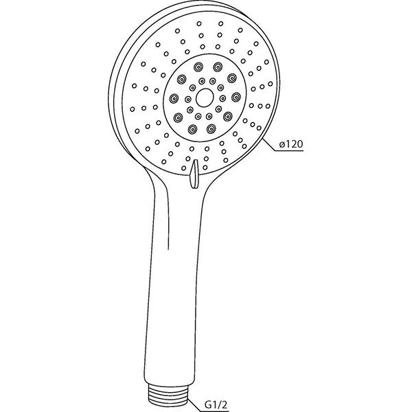 Изображение товара Лейка для душа Damixa Palace One 914100200 хром