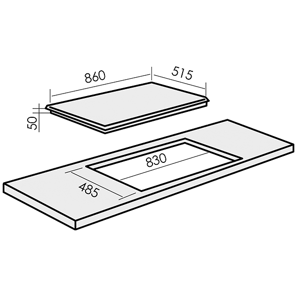 Изображение товара Встраиваемая газовая панель независимая MBS PG-911