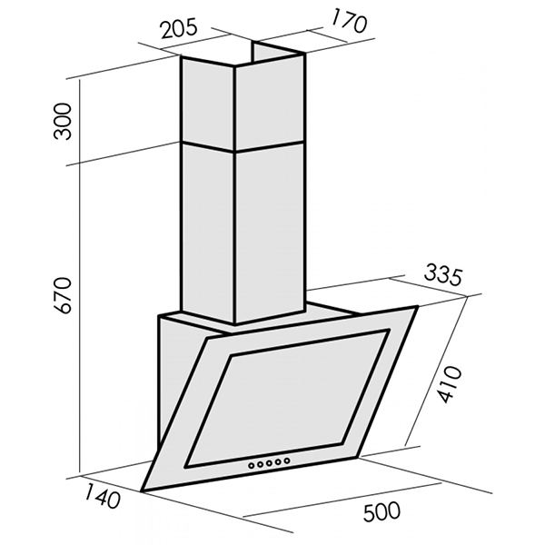 Изображение товара Вытяжка MBS GALTONIA 150 INOX