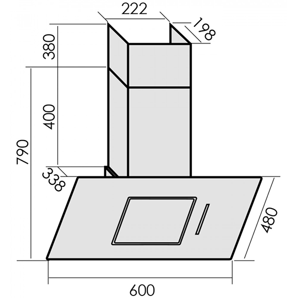 Изображение товара Вытяжка MBS CAMELLIA 160 WHITE