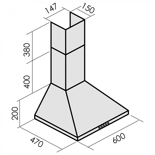 Изображение товара Вытяжка MBS GERBERA 160 BLACK