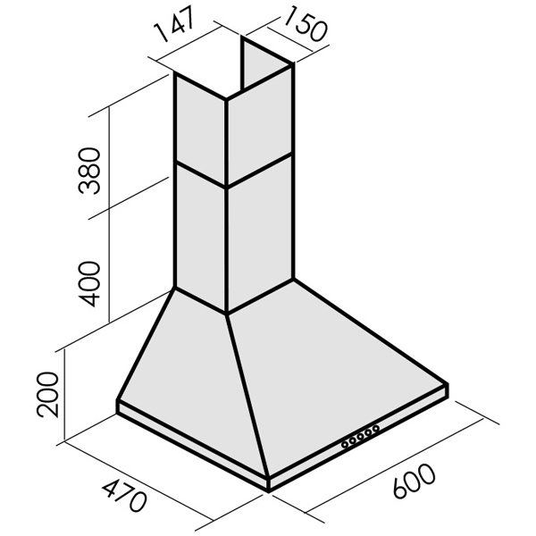 Изображение товара Вытяжка MBS GERBERA 160 IVORY
