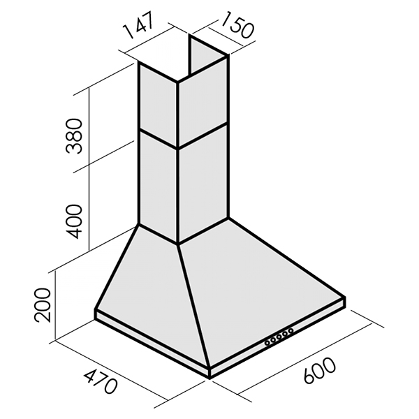 Изображение товара Вытяжка MBS GERBERA 160 WHITE